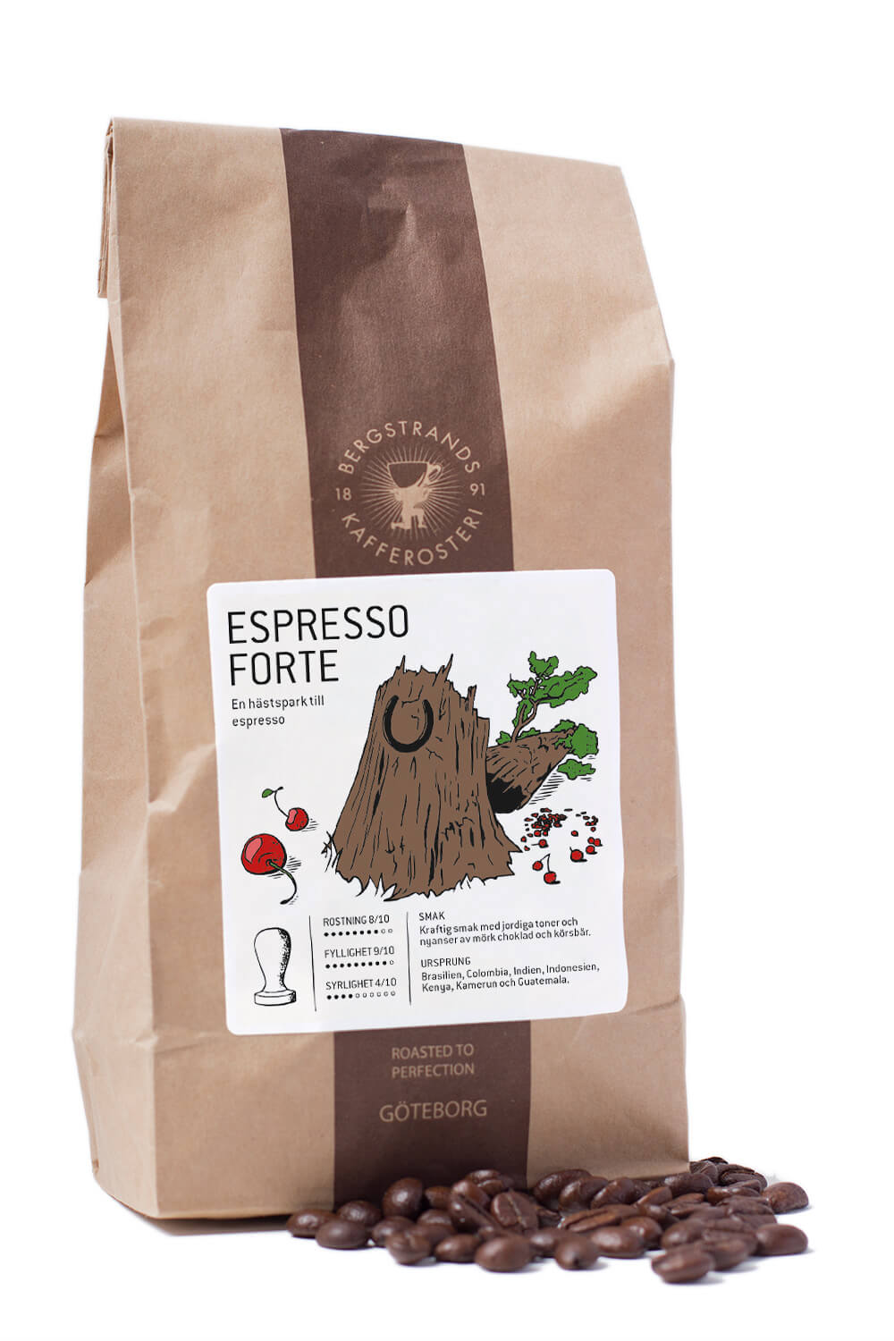 Espresso Fair Trade Organic 8.2 Bergstrands Kafferosteri